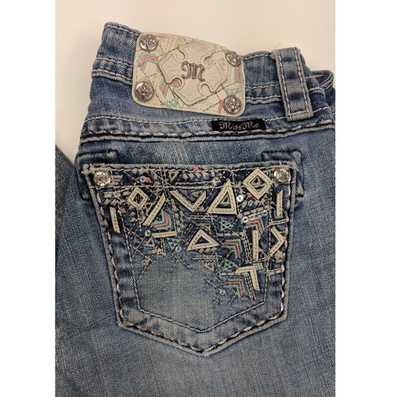 Women's Miss Me cropped jeans size 28 - Picture 2 of 7